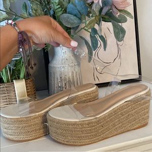 Never worn Pretty Little Thing Sandals